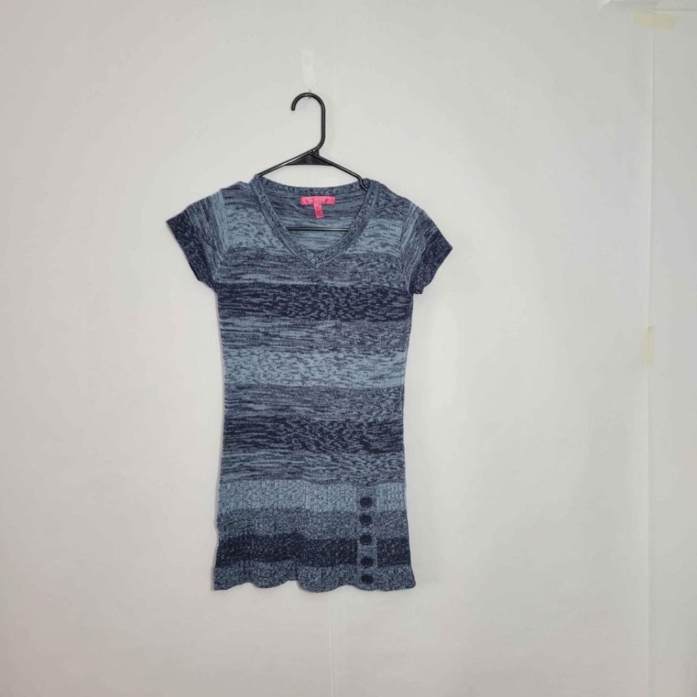 Clothes girls dress Cherry Stix Blue size M 10/12